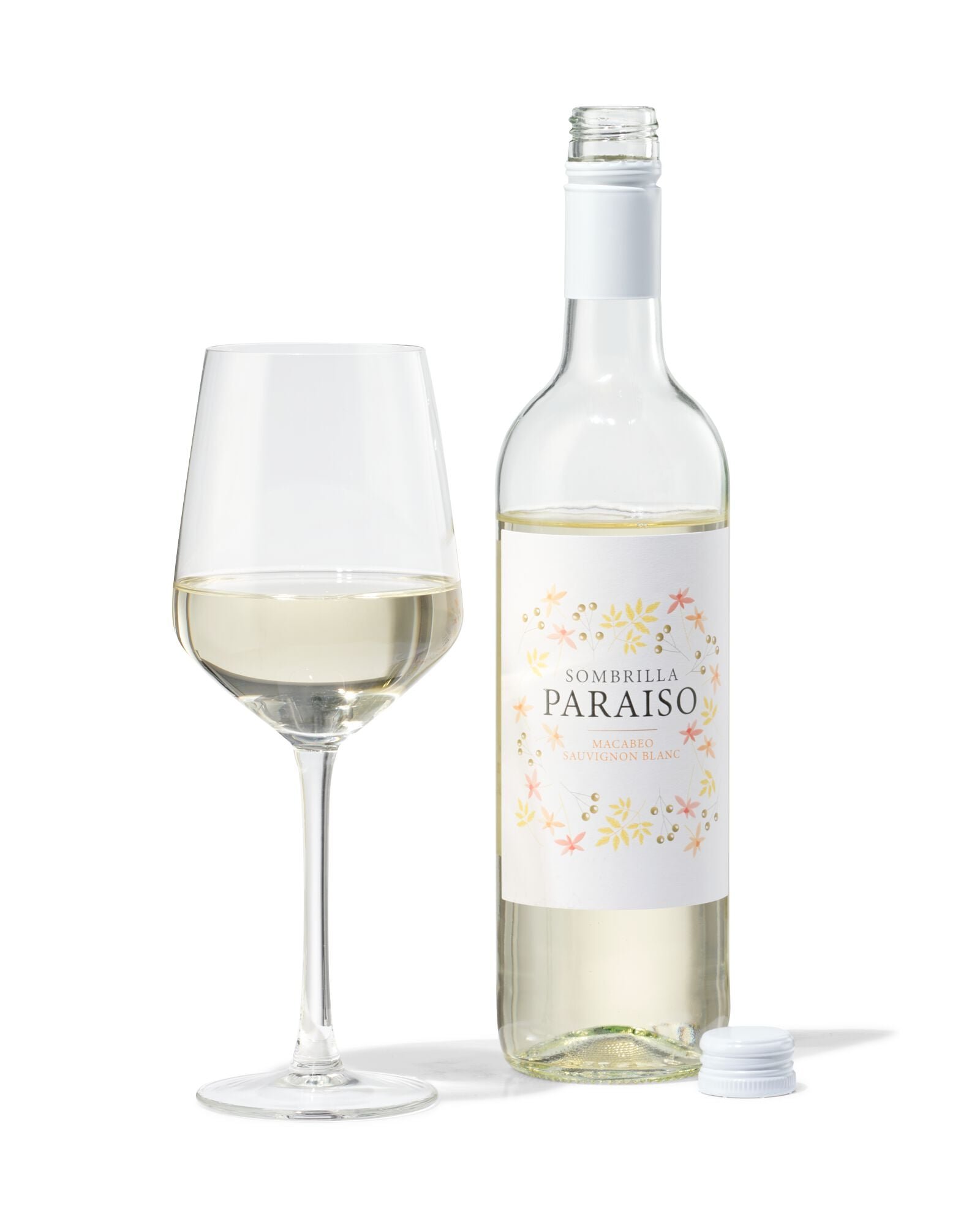 HEMA HEMA Sombrilla Paraiso Macabeo Sauvignon Blanc 0.75L - Afbeelding 2