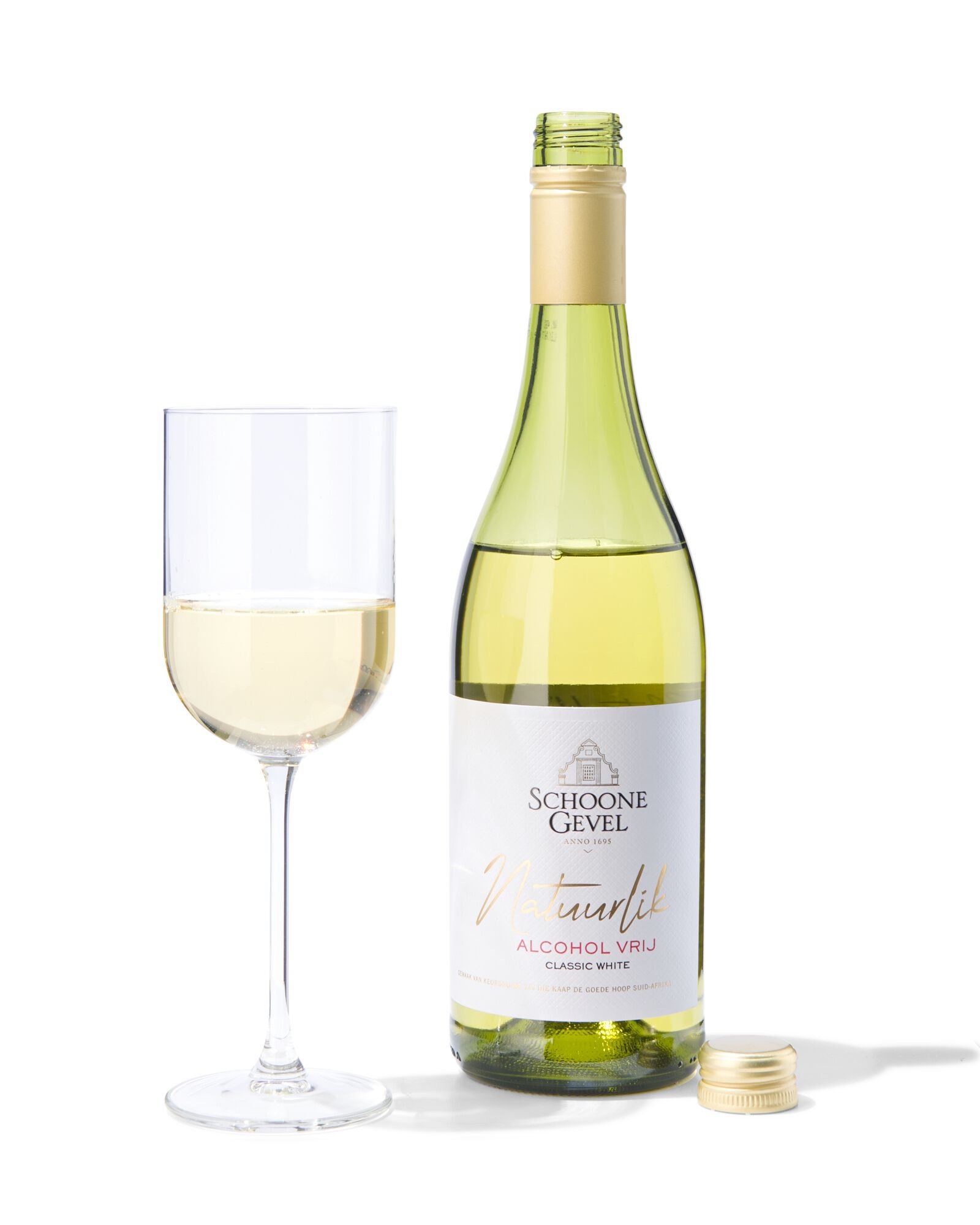 HEMA HEMA Schoone Gevel Natuurlik Wit - Alcoholvrij - 0.75L