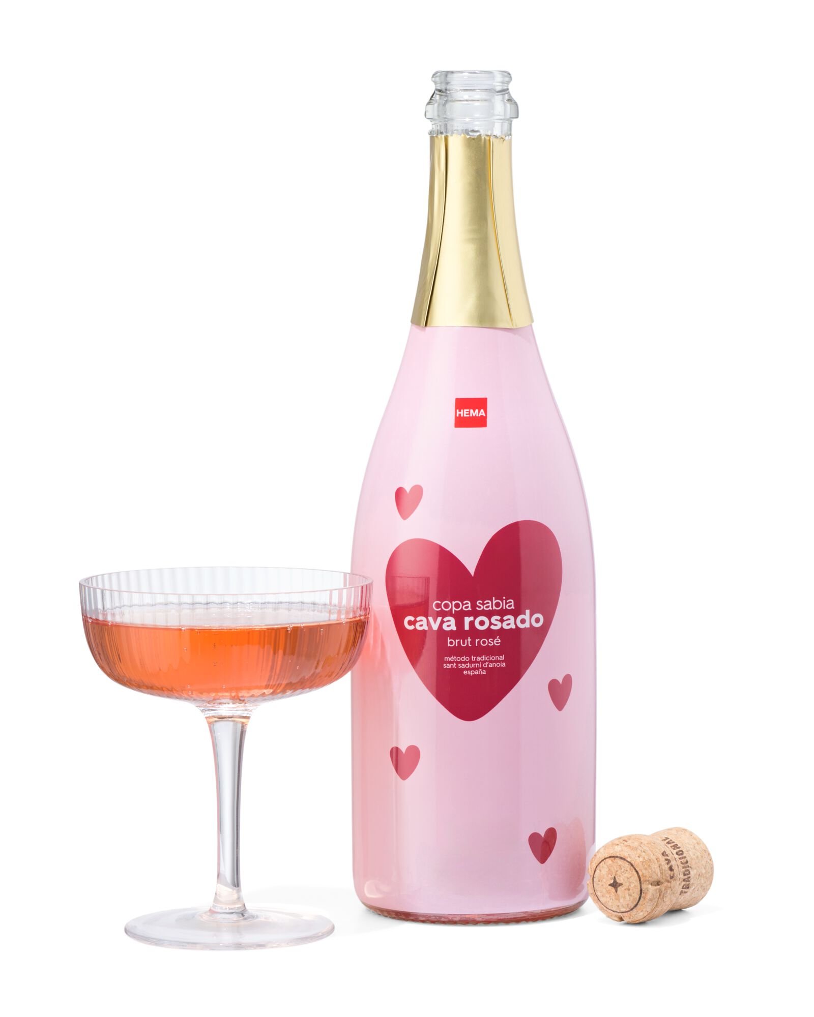 HEMA HEMA Cava Rosado Valentijn 0.75L
