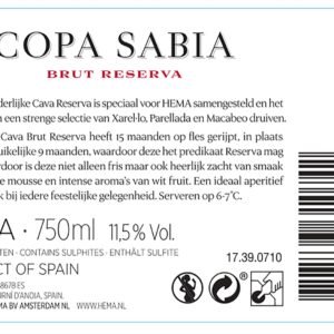 HEMA HEMA Copa Sabia Brut 0.75L