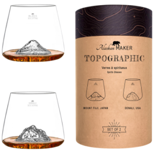 2 Glazen Sterke Drank - Fuji & Denali - Alaskan Maker