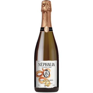 Alcoholvrije Mousserende Wijn - Blanc de Blancs - Néphalia