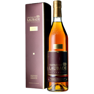 Armagnac - Château de Laubade - Intemporel Hors D'âge 12 Jaar - Geschenkverpakking