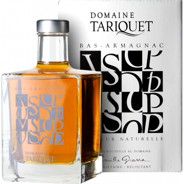 Bas - Armagnac - Domaine Tariquet - Karaf Carrément Vsop - Geschenkverpakking