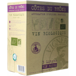 BIB 3L - Côtes du Rhône Bio - Vignerons Ardéchois