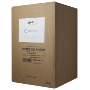 BIB 5 L - Côtes du Rhône - Domaine Chantepierre