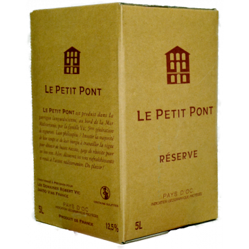 BIB 5L - Petit Pont rosé Réserve 2025 - Domaines Robert Vic Preignes le Vieux