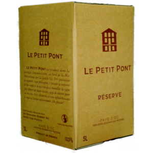 BIB 5L - Petit Pont Rouge Réserve 2025 - Domaines Robert Vic Preignes le Vieux