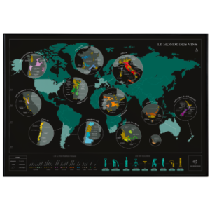 Le monde des vins - Carte à gratter