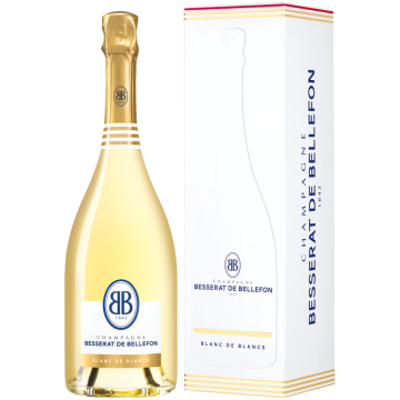 Champagne Besserat de Bellefon - Blanc de Blancs Grand Cru - Geschenkverpakking