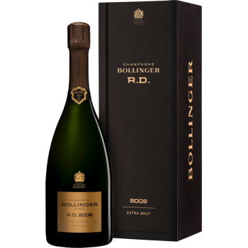 Champagne Bollinger - R.D. 2008 - Houten Kist