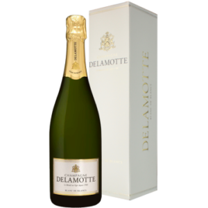 Champagne Delamotte - Blanc de Blancs - en Geschenkverpakking