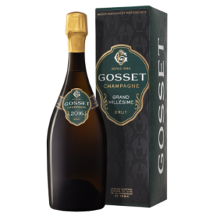 Champagne Gosset - Geweldig Jaargang 2016 - Met Geschenkverpakking