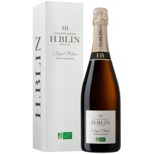 Champagne h. Blin - L'esprit Nature Blanc de Noirs Bio - Met Geschenkverpakking