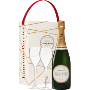 Champagne Laurent Perrier - La Cuvée - Gift Set 2 Flûtes