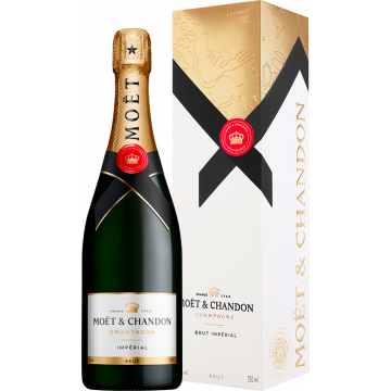 Champagne Moët & Chandon - Brut Impérial - en Geschenkverpakking