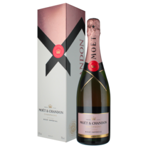 Champagne Moët & Chandon - Brut Impérial Rosé - en Geschenkverpakking