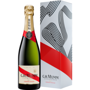 Champagne Mumm - Cordon Rouge - Met Geschenkverpakking Kraft
