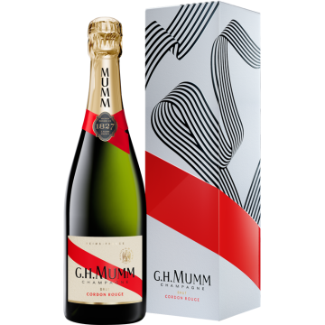Champagne Mumm - Cordon Rouge - Met Geschenkverpakking Kraft