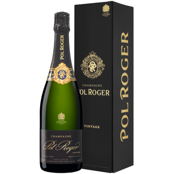 Champagne Pol Roger - Brut Vintage 2018 - Met Geschenkverpakking