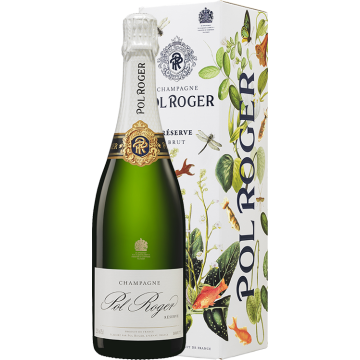 Champagne Pol Roger - Réserve Brut - en Geschenkverpakking