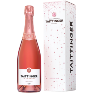 Champagne Taittinger Brut Prestige Rosé - Met Geschenkverpakking Diamant