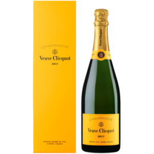 Champagne Veuve Clicquot - Brut Carte Jaune - Met Geschenkverpakking