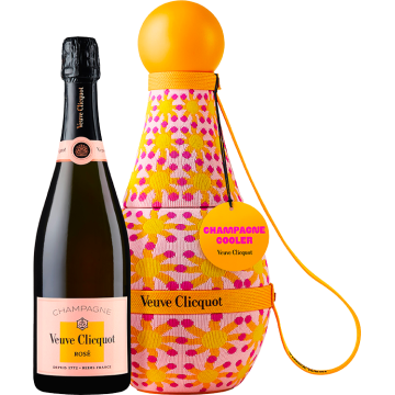 Champagne Veuve Clicquot - Cooler Rosé Carte Jaune - Limited Edition Yinka Ilori