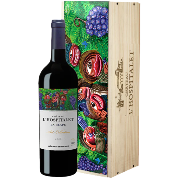 Château l'Hospitalet - Grand Wijn Rouge 2023 - Éd. limitée Hervé di Rosa - Gérard Bertrand