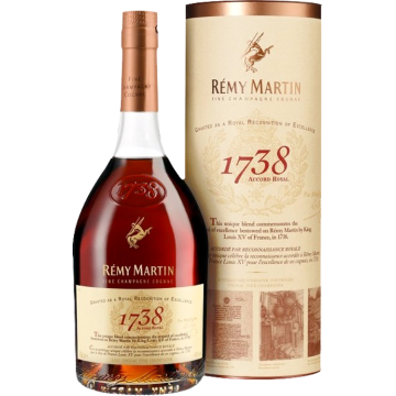 Cognac - Rémy Martin 1738 - Met Geschenkverpakking