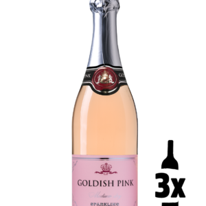 3 flessen Goldish Pink Sparkling Rosé Probeerpakket