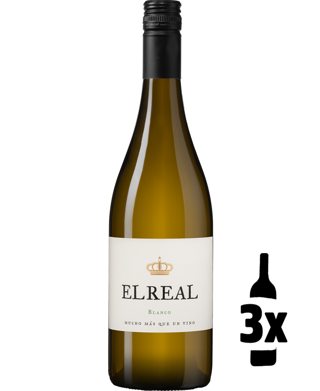 3 flessen El Real Blanco Probeerpakket