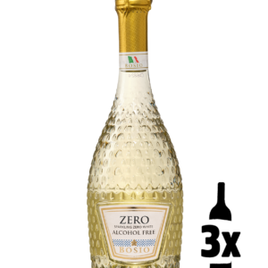3 flessen Bosio Demi Sec Sparkling White 0.0% Probeerpakket