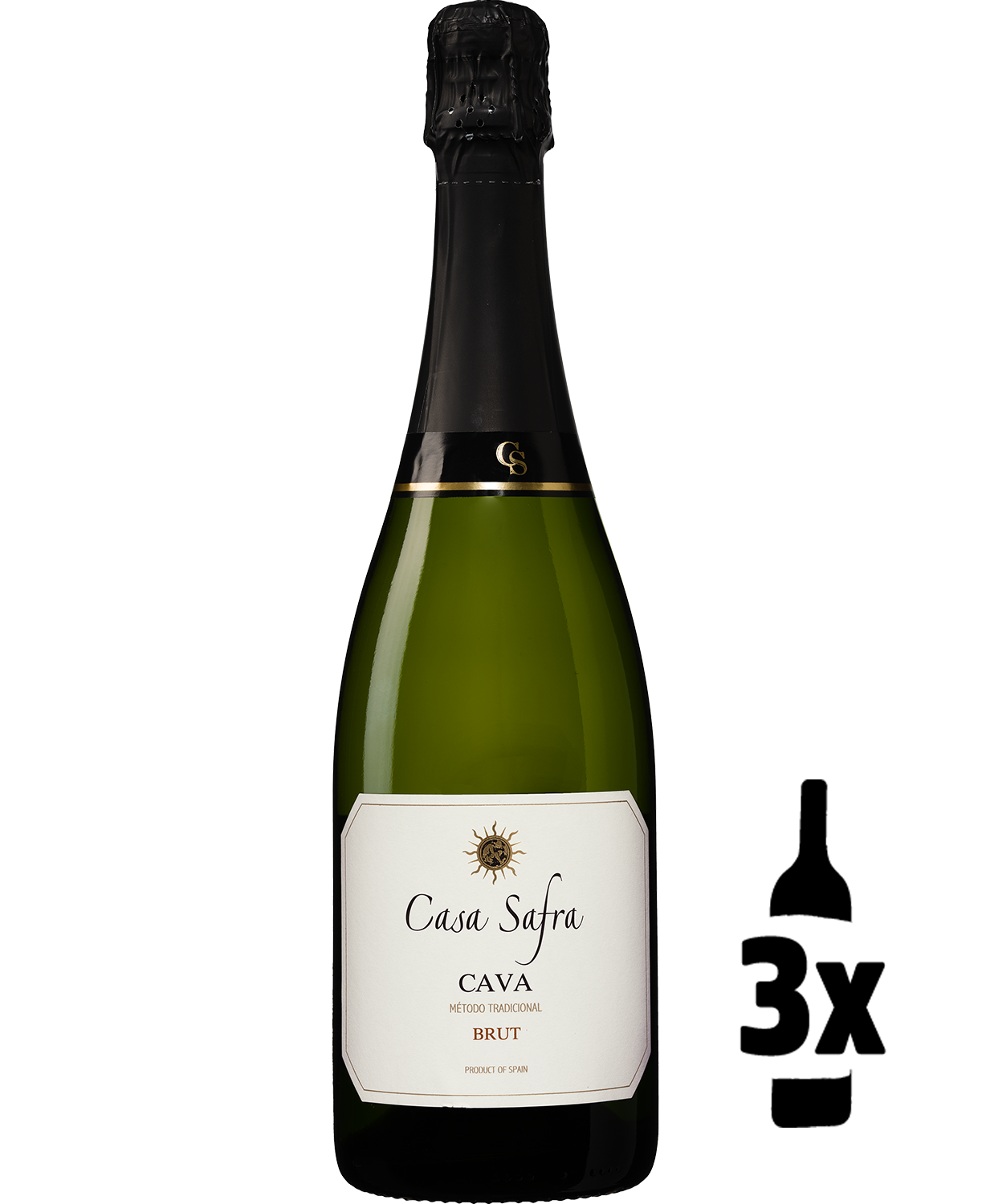 3 flessen Casa Safra Cava Probeerpakket