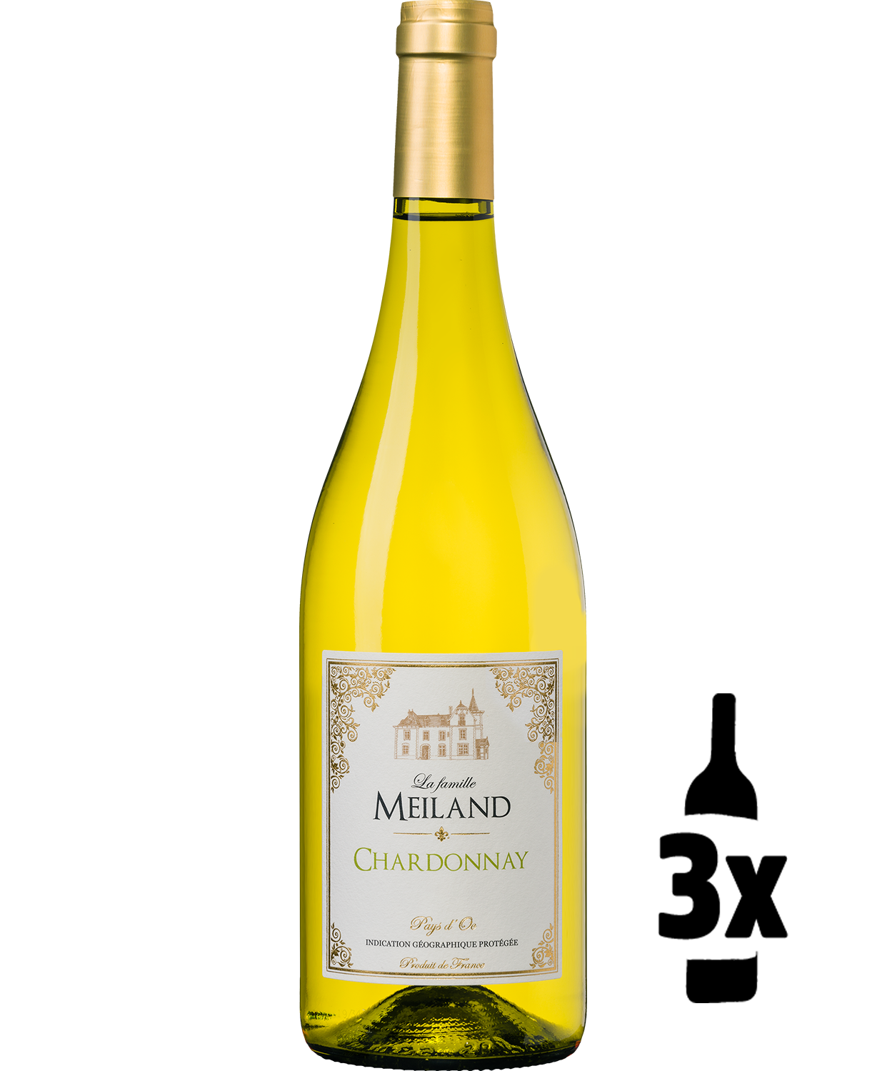 3 flessen La Famille Meiland Chardonnay Probeerpakket