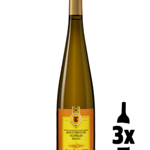 3 flessen Riesling Grand Cru Ollwiller Anne Laure Litz Probeerpakket
