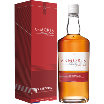 Franse Whisky - Armorik - Sherry Cask Bio - Geschenkverpakking