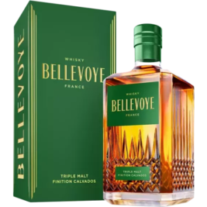 Franse Whisky - Bellevoye - Vert Finition Calvados - Geschenkverpakking