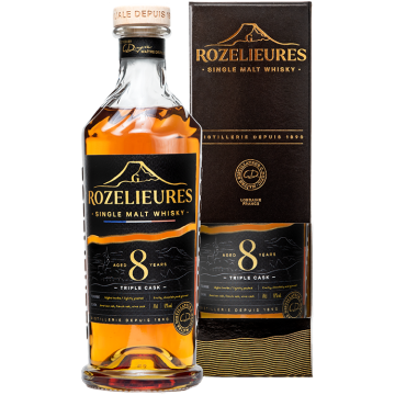 Franse Whisky - Rozelieures - 8 Jaar - Geschenkverpakking