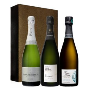 Geschenkset 3 Flessen - 90+/100 Parker 100% Champagne
