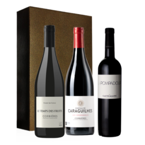 Geschenkset 3 flessen - Languedoc Corbières - Bestsellers
