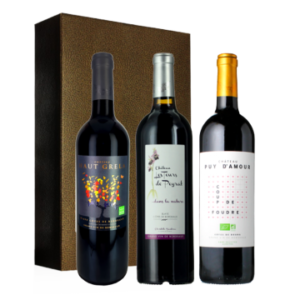 Gift Set 3 Flessen - Bordeaux 100% Biologische Wijn
