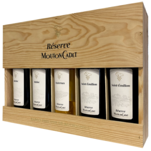 Gift Set 5 Flessen Mouton Cadet Réserve Panache - Baron Philippe de Rothschild