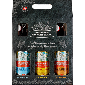 Gift Set Bieres 3 Flessen 75cl - Brouwerij du Mont-Blanc