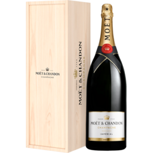 Jéroboam - Champagne Moët & Chandon - Brut Impérial - Houten Kist