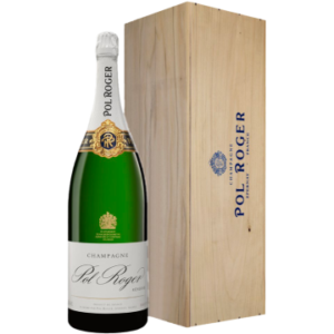 Jéroboam - Champagne Pol Roger - Réserve Brut - Houten Kist