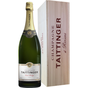 Jéroboam - Champagne Taittinger - Prestige - Houten Kist