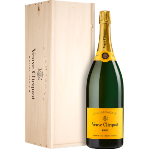 Jéroboam - Champagne Veuve Clicquot - Brut Carte Jaune - Houten Kist