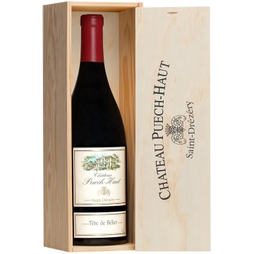 Jéroboam Houten Kist - Tête de Bélier 2022 - Château Puech Haut