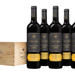 Casa Safra Gran Reserva Edición Oro in wijnkist